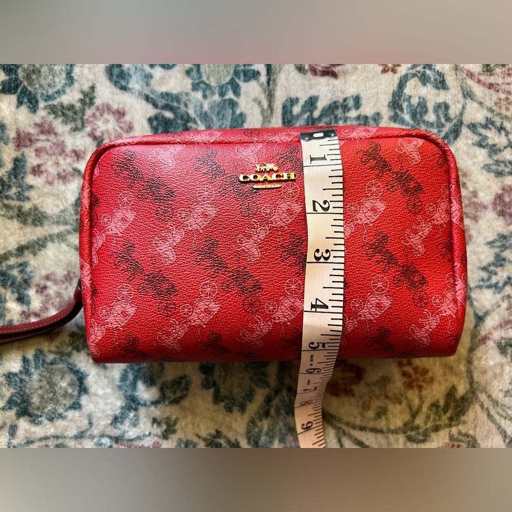 Coach Horse & Carriage Cosmetic Toiletries Pouch - Picture 8 of 12